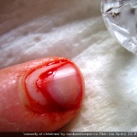 Grab attention with blood and danger