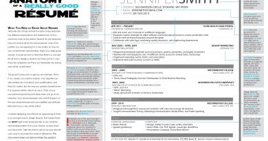 Anatomy of a Really Good Resume