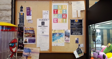 Local Bulletin Board with Fliers--How to Design a Flier