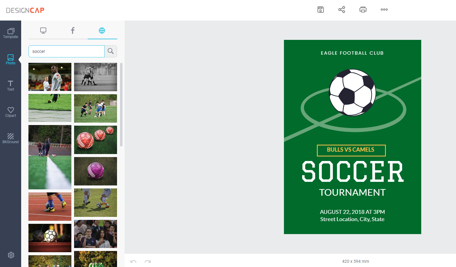 Review of DesignCap- Free Online Poster/Flyer Designer - The Visual ...