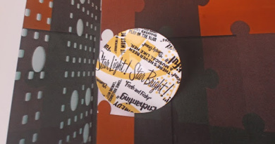 A custom sticker illustrating the visual language used in modern design.