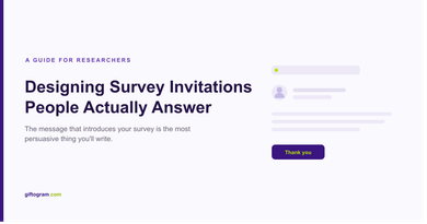 How To Design Survey Invitations That People Actually Answer How To Design Survey Invitations That People Actually Answer