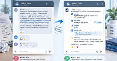 Designing Messages People Can Actually Scan: Applying Visual Hierarchy to Busy Group Chats