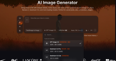 How to transform text to image with Al instantly in Visual Design